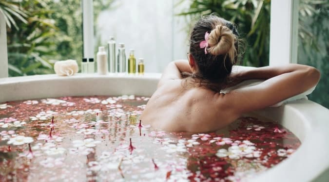 Ambiente de spa aconchegante